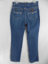 Vtg 80s M.VERCARO Cotton Denim Blue JEANS 30x31 Designer High Waist Straight a37