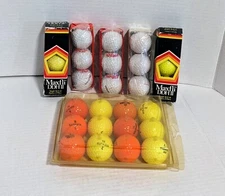 Golf Balls Lot of 27 - Hi Visibility Yellow Orange Top Flite, Wilson, MaxFli