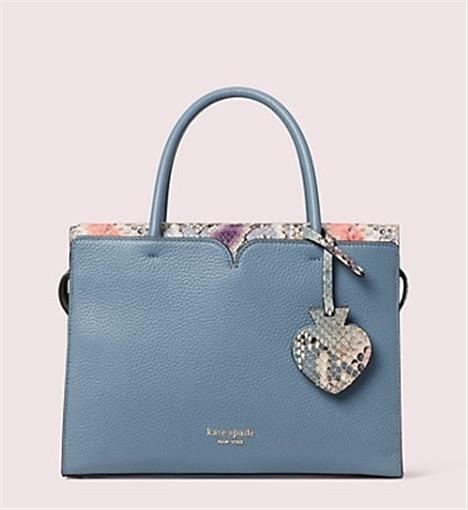 Kate Spade New York 249641 Womens Snake-Embossed Medium Satchel