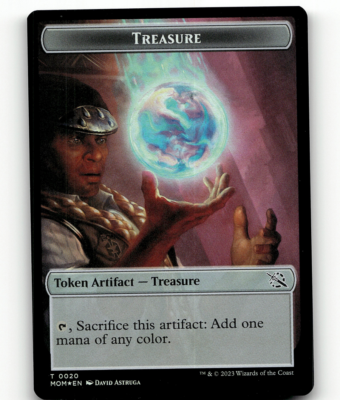 FOIL - MTG Treasure (0020) Phyrexian Saproling March of the
