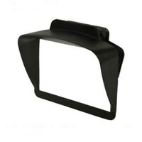 Sat Nav Sun Shade Visor Accessories Anti-Glare Black Plastic 1pcs Durable