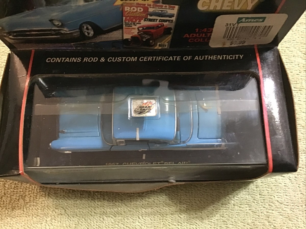 2001 Road Champs 1957 BLUE CHEVROLET BEL AIR ROD CUSTOM