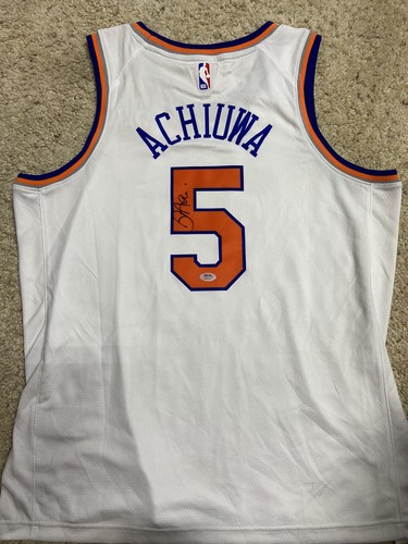 Precious Achiuwa Signed Autograph Auto New York Knicks White Jersey PSA/DNA - Picture 2 of 4