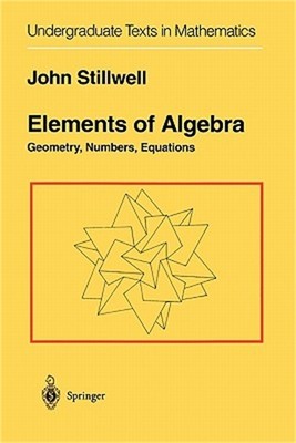 Elements of Algebra: Geometry, Numbers, Equations (Paperback or Softback)
