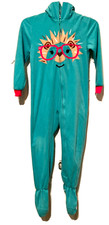 CIRCO HEDGEHOG 1 piece footed Pajamas with Hood  Ears/Ribbed Cuffs SIZE S/P