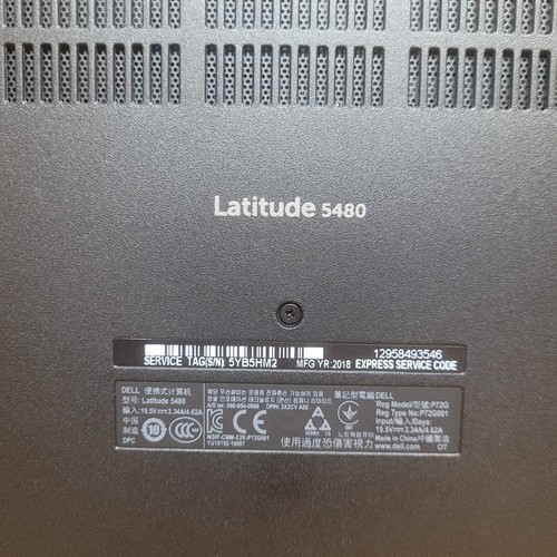 Dell Latitude 5480 14" Touch Core i5-7300U 2.60GHz 4GB RAM 128GB SSD Win10 - Afbeelding 4 van 8