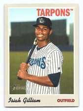 2019 Topps Heritage Minor League Isiah Gilliam #19   Tampa Tarpons