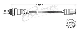 O2 sensor for BMW E70 X5 4.8L 07-10 N52B48 PostCAT Cyl 5-8 Oxygen EGO 2 Yr Wty - Image 4 of 4