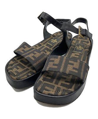 Fendi Women 6.5US Zucca Print Strap Sandals Japan Used | eBay Fendi Women 6.5US Zucca Print Strap Sandals Japan Used | eBay