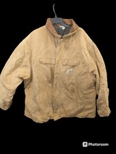 Carhartt Heavy Jacket Quilted Barn Coat 3XL Tan