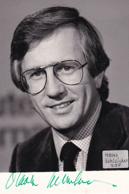 Autogramm - Hans Schleicher - ZDF