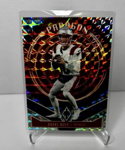 2025 Panini Phoenix - Paragon Drake Maye #7 Silver Hyper /299