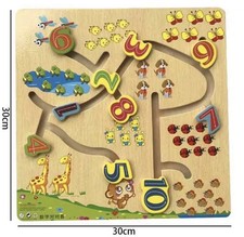 Wooden Stacking Puzzle Toy/ Montessori Toy