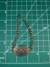 WWII Royal Canadian Ordnance Corps Sterling Silver Bracelet Engraved