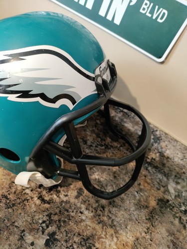 Franklin Replica NFL Philadelphia Eagles Helmet Plastic Decor,NFL Padding Inside - Picture 2 of 14