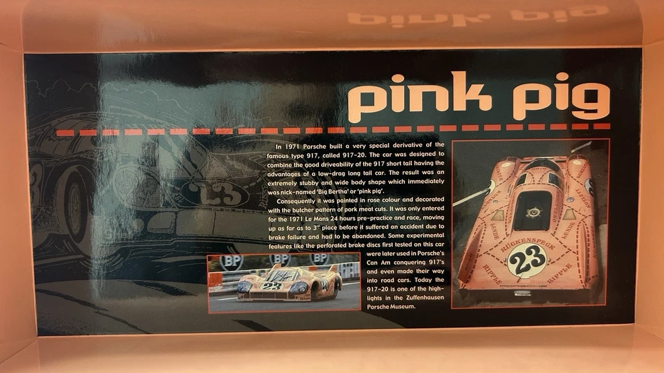 MINICHAMPS 1:18 PORSCHE 917/20 PINK PIG ORIGINALE 1ST EDITION 186716923 + SOUND - Immagine 3 di 4