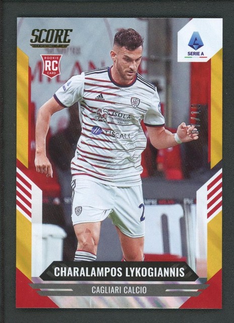 2021-22 CHARALAMPOS LYKOGIANNIS 07/10 PANINI SCORE SERIE A ROOKIE RC #95