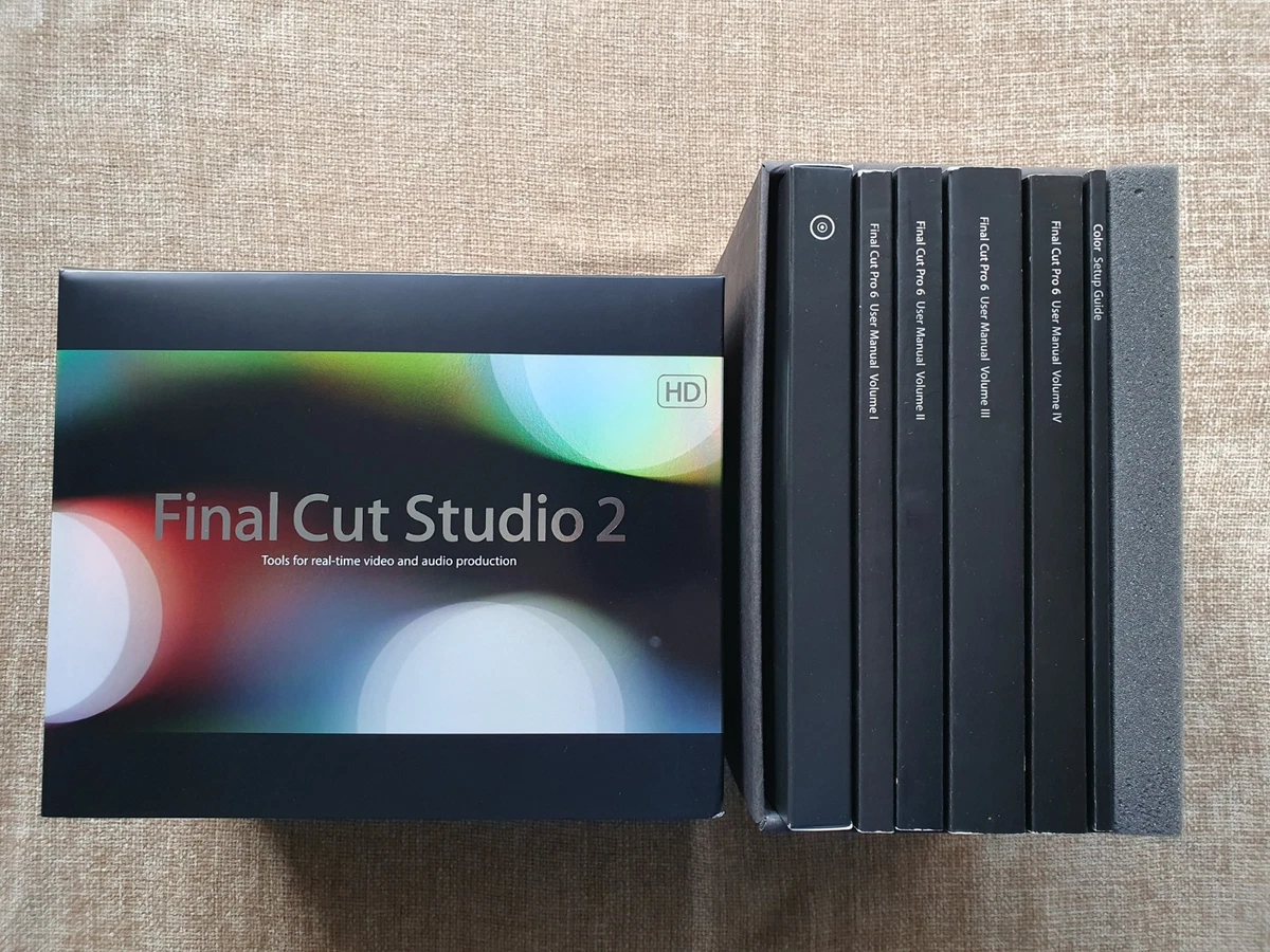 映像編集ソフト Apple Final Cut studio CD-ROMセット Final Cut Studio 2 for sale | eBay UK