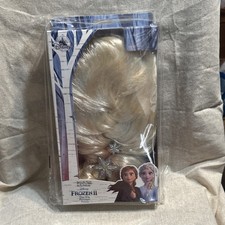 Disney Frozen II Blonde Braided Wig for Girls Costume Accessory One Size
