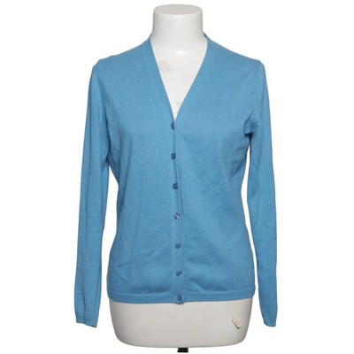 Brookshire, Strickjacke, Damen, Größe: M, Blau, Baumwolle, Einfarbig #pPc