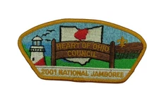 2001 Jamboree Heart of Ohio Council OH JSP YEL Bdr (VT1152)