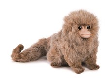 HANSA Pygmy Marmoset Plush Stuffed Animal Monkey Realistic Japan Toy 4688