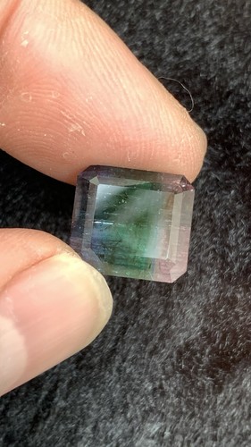 13 CRT Natural Faceted Tricolour Tourmaline - Picture 5 of 7