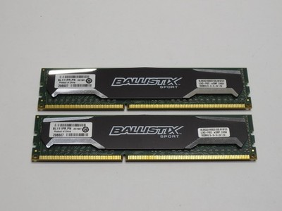 Crucial Ballistix Sport 16GB (2x8GB) PC3-12800 PC RAM, BLS8G3D1609DS1S00.M16FED