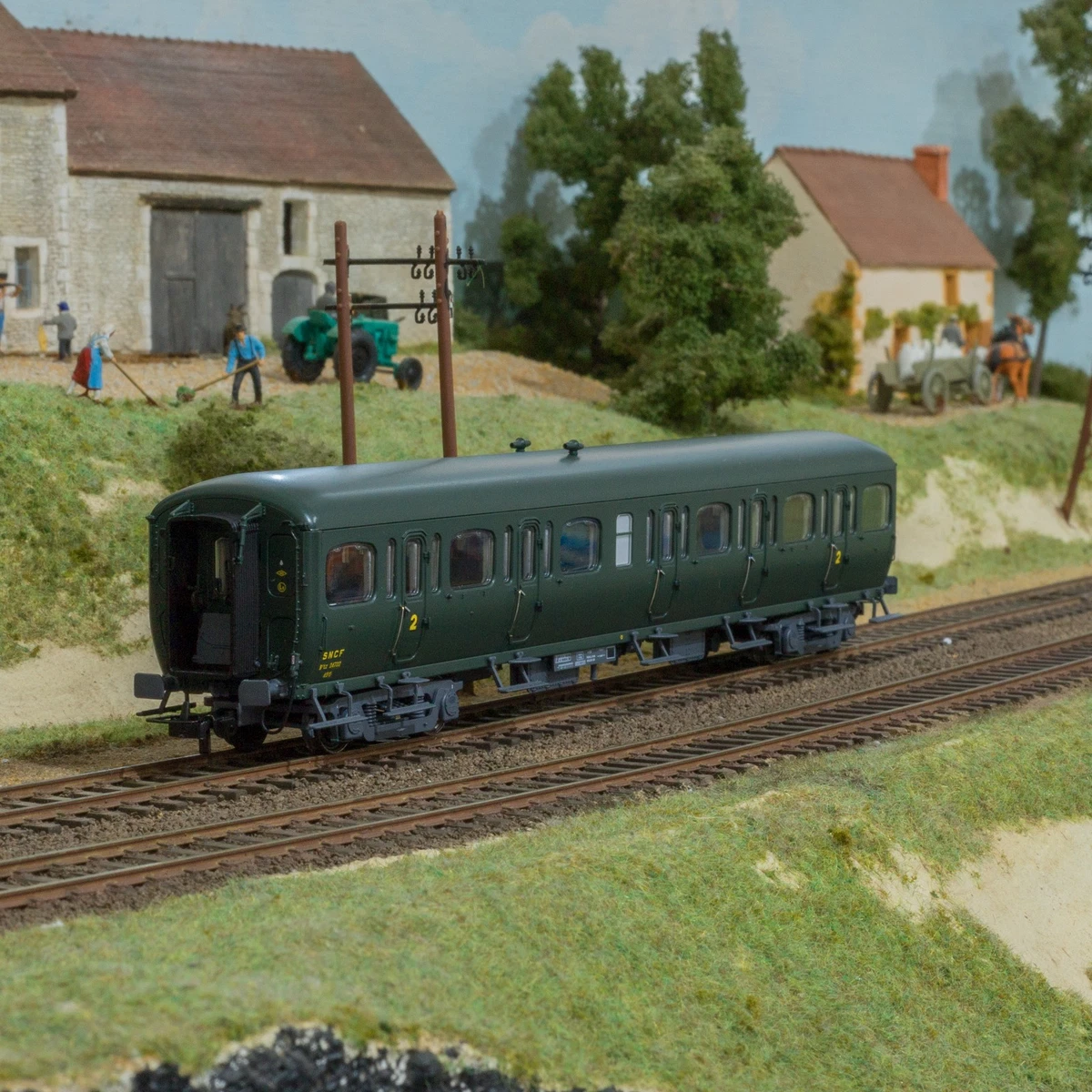 LS MODELS 40135 coffret voiture corail Le Montaigne SET N°2 SNCF H0 1