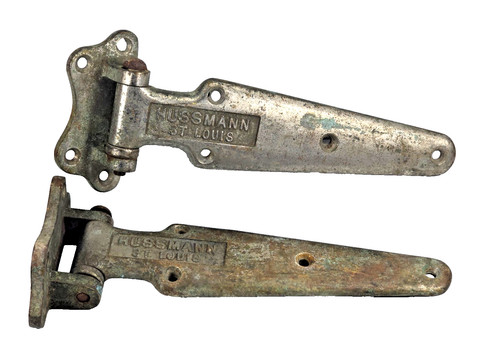 Hussmann St Louis Door Hinges Solid Brass Cast Iron Cooler Refrigerator USA