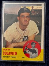 1963 topps rocky colavito 240