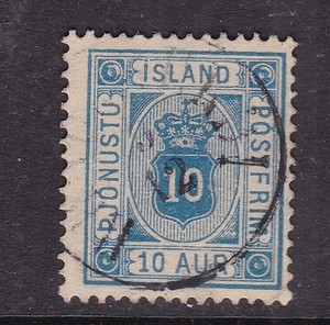 ICELAND  ^^^^BOB  RARER  sc# O6   used  CLASSIC  OFFICIAL hcv@@xxxxrum13900ice00