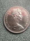 Canada Silver Dollar 1972 Silver Large Coin, Abstract Beautiful, Queen Elizabeth