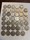 roll of 40 silver quarters Washington standing liberty