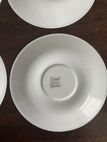 9 PIATTINI PIATTI VINTAGE CORELLE WOODLAND MARRONI DIAMETRO - Foto 2 di 11