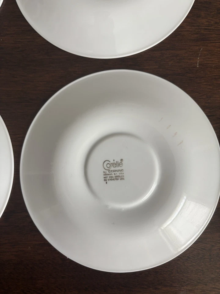 9 Vintage CORELLE WOODLAND BROWN SAUCERS PLATES DIAMETER - Image 2 of 4