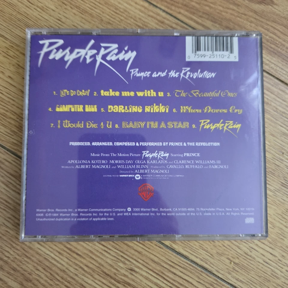 Prince Purple Rain CD Lot Jewel Case + 2CD Digipak Remaster Set Soundtrack - Image 3 of 4