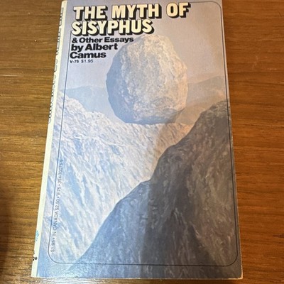 Albert Camus The Myth of Sisyphus & Other Essays Paperback Vintage 1975 ExLib