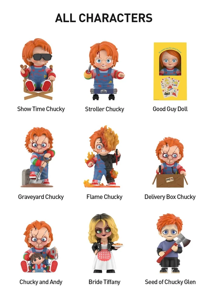 POP MART x Chucky Franchise Halloween Series Figures Blind Box Confirmed Figure - Image 3 of 4