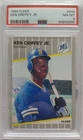 Ken Griffey Jr. RC PSA 8 1989 Fleer #548 Rookie Card HOF