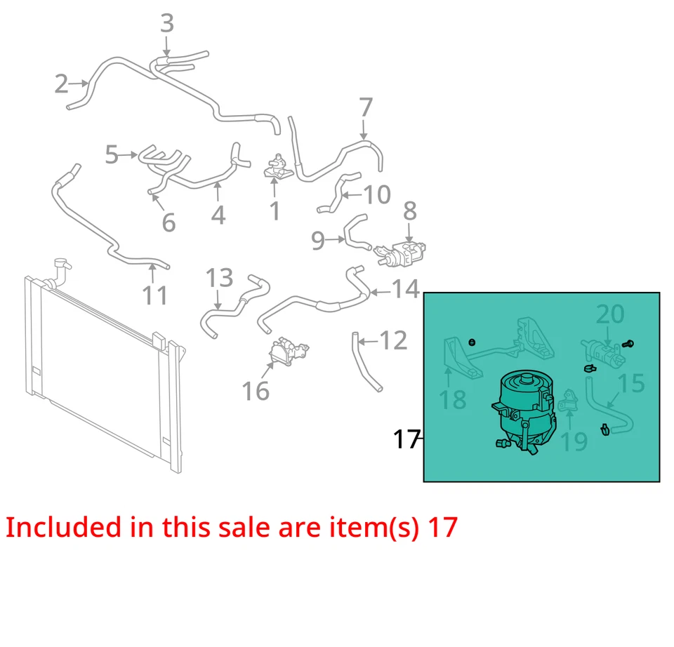 2005 Toyota Prius Coolant Overflow Bottle OEM 135K Miles - LKQ426070282 - Изображение 4 из 4