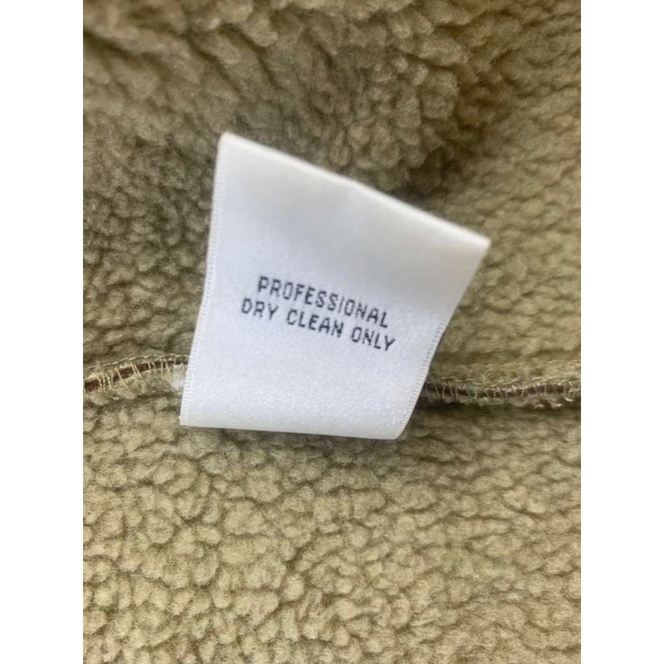 Chaleco Boden Mujer Grande Imitación Gamuza Piel de Oveja Forrado Cierre de Botones Marrón Foto 4 de 4