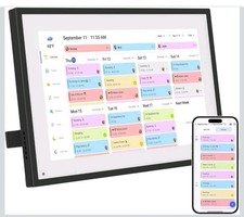 10.1" Touchscreen Smart Digital Planner Family Calendar Chores Photo Frame Wall