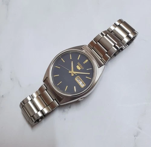 Seiko SKXL33 1998 Blue Smooth Sunburst Dial Retro Rare Vintage Automatic JDM OEM