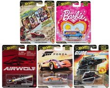 Hot Wheels Premium 2026 Pop Culture Q Case Set of 5 Cars, HXD63-956Q
