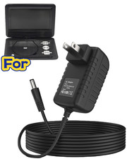 AC/DC Charger Power Adapter Cord Plug For ONN ONA16AV009 10" Portable DVD Player