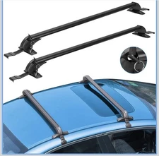 Universal Roof Rack Cross Bars Aluminum 43 Inch Lockable Cargo Carrier