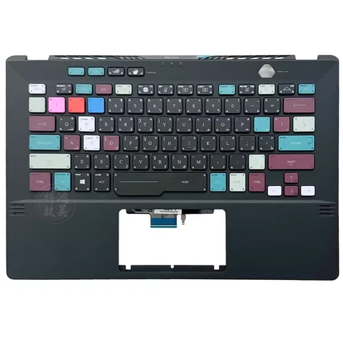 New For Asus GA401Q GA401 GA401I GA401U 14" Palmrest w/ Backlit Keyboard black