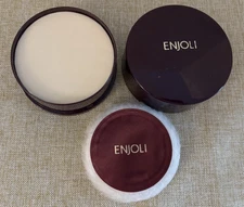 VTG Sealed Charles of the Ritz ENJOLI Dusting Powder w Luxury Puff 2 oz