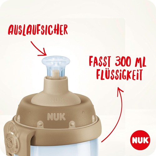 NUK Junior Cup Trinkflasche mit Chamäleon-Effekt | 18+ Monate | mit Farbwechsel - Bild 4 von 6
